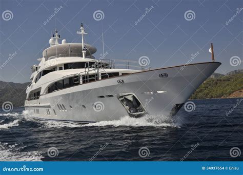 Mega yacht stock photo. Image of mediterranean, riches - 34937654