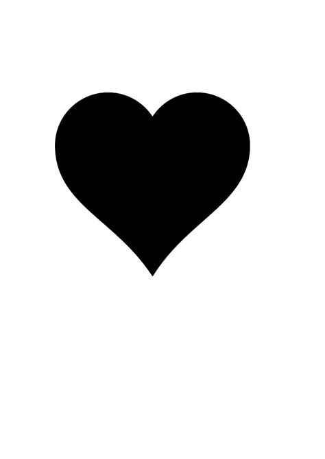 Black Heart Clip Art at Clker.com - vector clip art online, royalty ...