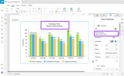 Format chart text and titles – Workiva Support Center