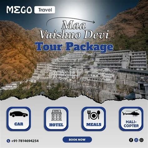 Mata Vaishno Devi Helicopter Package at Rs 1000/day in Panchkula