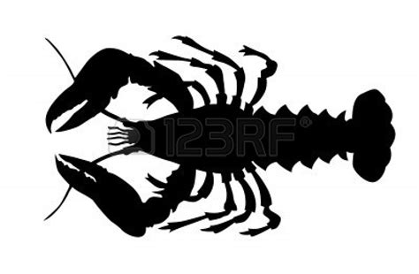 Lobster silhouette clipart – Clipartix