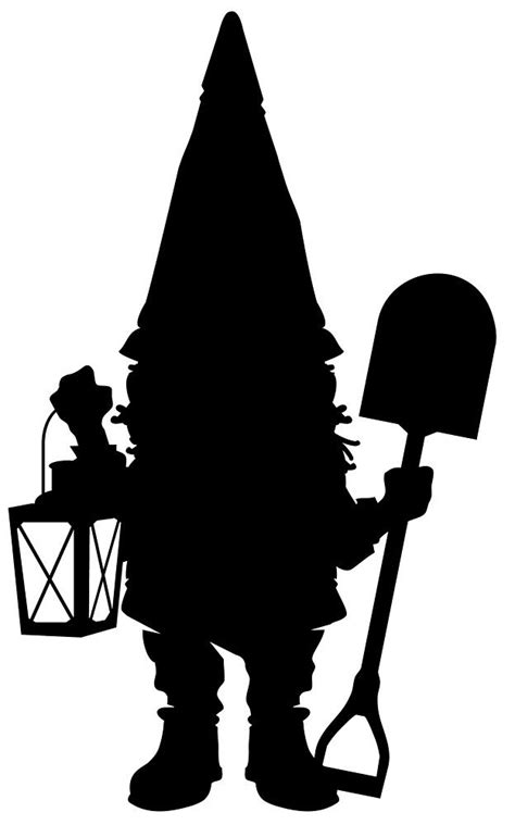 Gnome in Silhouette by Rodney Sloan | Fairy silhouette, Silhouette, Silhouette images