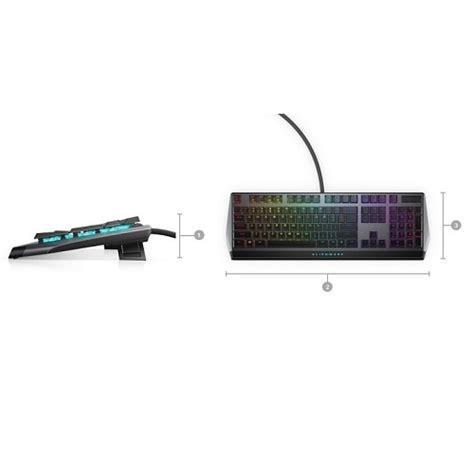 New Alienware Low Profile RGB Mechanical Gaming Keyboard: AW510K | Dell USA