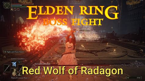 Elden Ring : Boss Fight - Red Wolf of Radagon