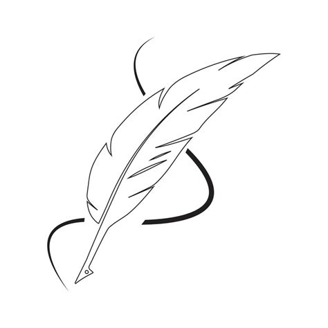 quill pen logo 13783770 Vector Art at Vecteezy