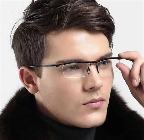 2015 Fashion brand glasses frame 5Colors P8189 semi rimless Optical eyeglasses frame Sports ...