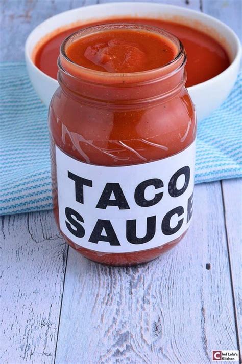 Taco Sauce Recipe - How To Make Taco Sauce - Chef Lola's Kitchen