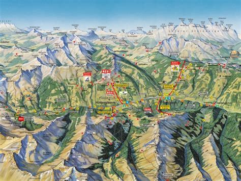 Saalbach Hinterglemm Summer Hiking Map - Saalbach Austria • mappery