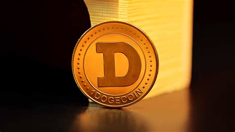 Dogecoin Wallpaper 4K, 8K, Cryptocurrency, 5K, Golden