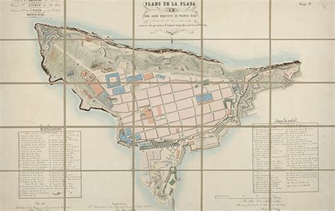 historic map of #oldsanjuan #viejosanjuan Genealogy Research, American Flag, Vintage World Maps ...