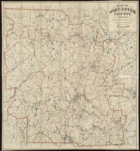 Atlas of Worcester county, Massachusetts - Norman B. Leventhal Map ...