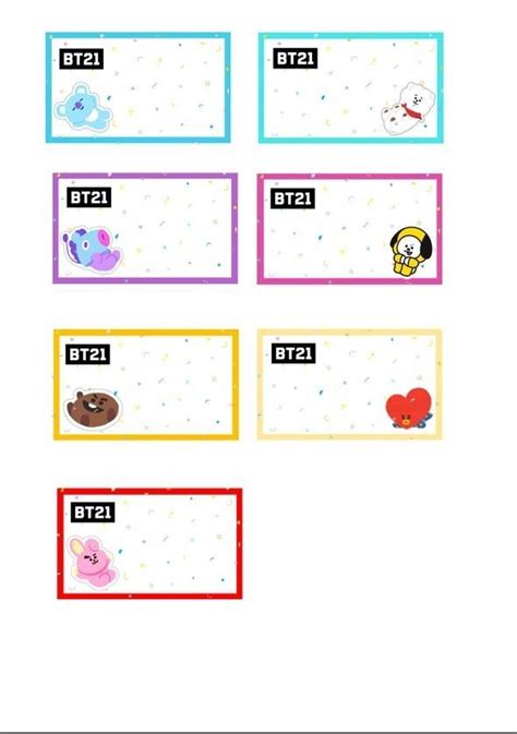 Pop Stickers, Printable Stickers, Bts Tickets, Bts School, Bts Name, School Labels, Bts Drawings ...