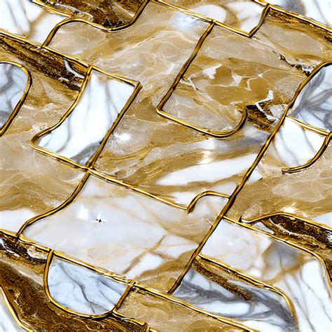 Luxurious Gold Veined Marble Pattern · Creative Fabrica