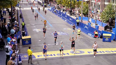 History of the Boston Marathon finish line