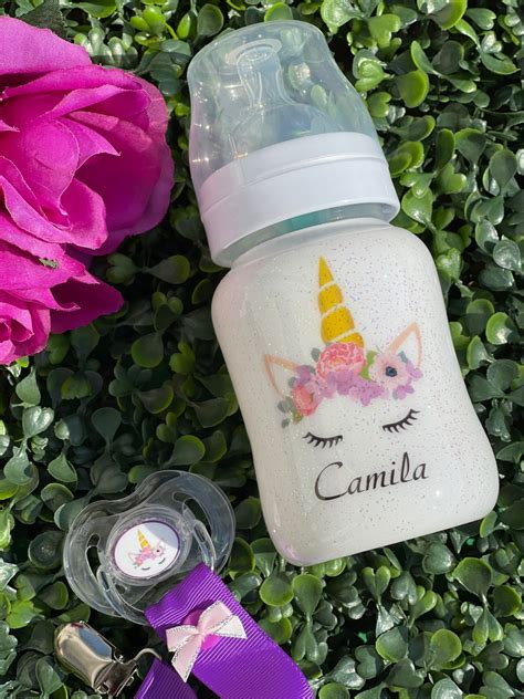 PERSONALIZED Avent 9oz baby bottle with Avent pacifier | Etsy