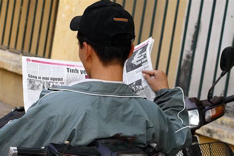 Man Reading Newspaper Paper Person Men Photo Background And Picture For Free Download - Pngtree