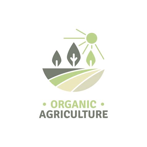 organic agriculture logo vector By Imaginicon | TheHungryJPEG