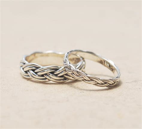 Braided Wedding Bands: Non Traditional Wedding Rings | Emmaline Bride