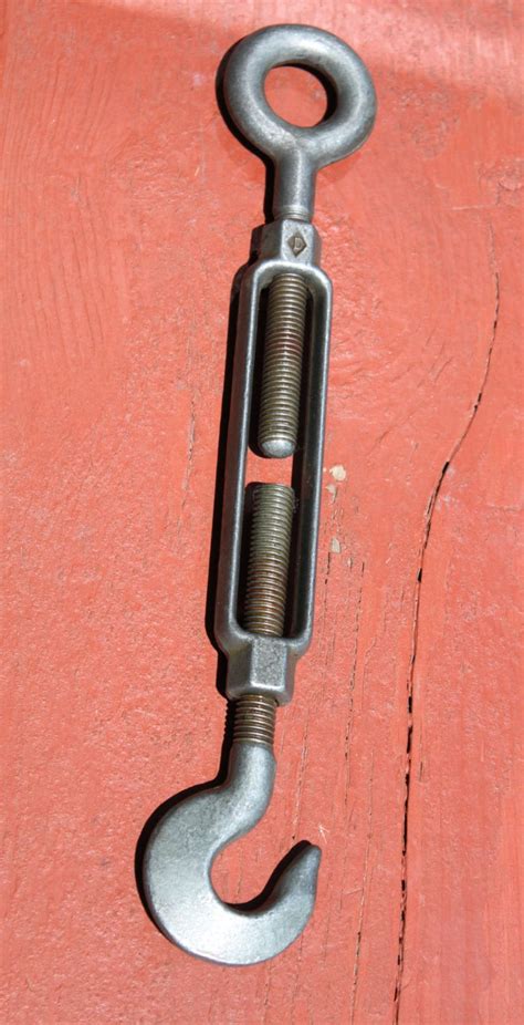 Vintage Large Industrial Steel Turnbuckle, Industrial Decor, Rustic Chic