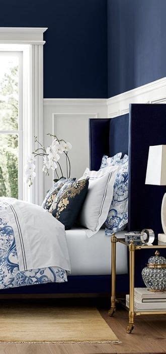 Tufted Headboard Navy Blue Headboard Bedroom Ideas / What do you do ...