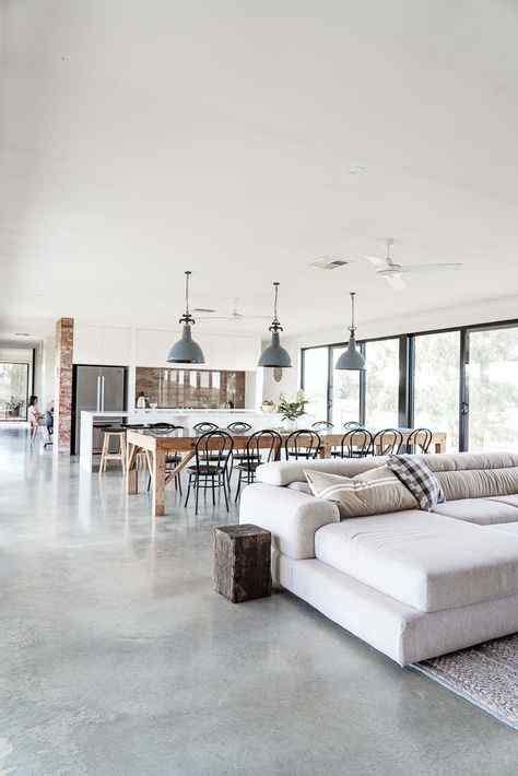 Cement Floor Design Ideas: Coloured Concrete Floors & More