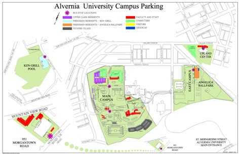 Campus Maps | Alvernia University