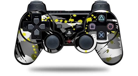 Sony PS3 Controller Skins Abstract 02 Yellow | uSkins