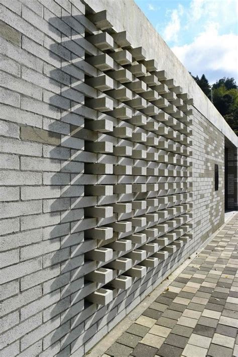 32 Awesome Decorative Concrete Block Wall – House The Culture | Exterior brick, Brick ...