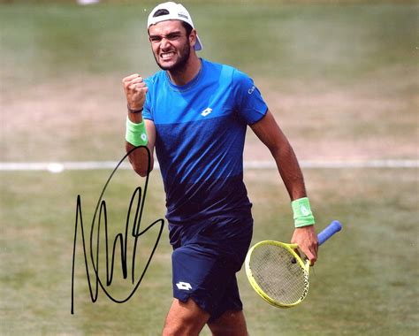 Matteo Berrettini Autograph | signed photographs Berrettini, Matteo ...