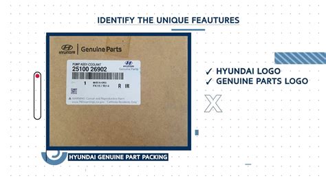 How to Identify Hyundai Genuine Parts | Mobis Parts Middle East - YouTube