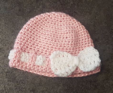 Crochet Bow Baby Hat | Crochet bows, Crochet baby, Baby bows