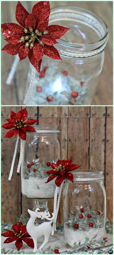 12 DIY Christmas Mason Jar Lighting Craft Ideas | Do it yourself ideas and projects