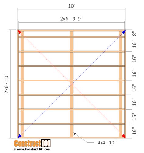 8 x 10 shed plans pdf