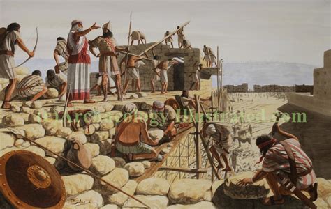 Nehemiah Directs the Rebuilding of Jerusalem's Walls - Ill… | Flickr