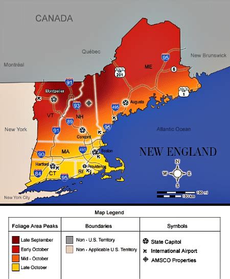 New York Fall Foliage Map - Maping Resources