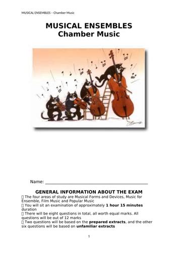 Music for Ensemble | Teaching Resources