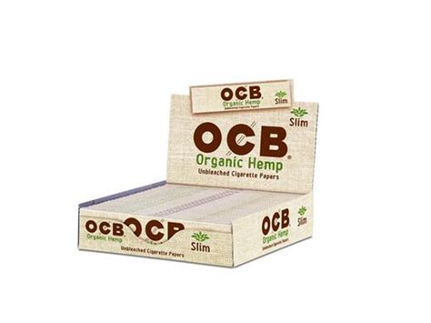 OCB Organic Hemp Slim Rolling Papers - Pipe Zone