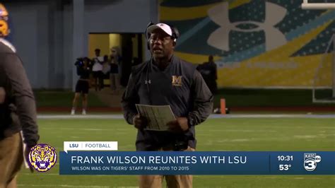 Frank Wilson named associate head football coach at LSU