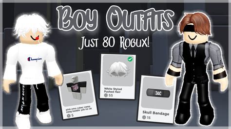 80 Robux Outfit Ideas || Boy Edition *Links in desc* - YouTube