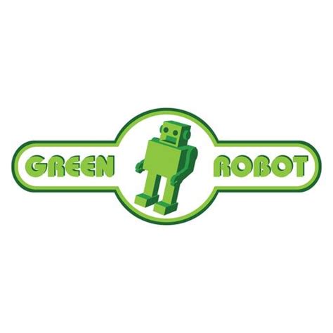 Green robot vector logo 640101 Vector Art at Vecteezy