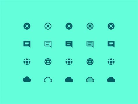 Material Icon Themes by Margarita Ivanchikova for Icons8 on Dribbble