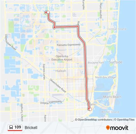 109 Route: Schedules, Stops & Maps - Brickell (Updated)