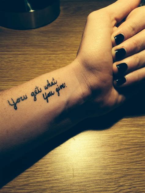 Pin by Leah Carter on Tattoo | Cute tattoos quotes, Tattoo quotes for men, Short quote tattoos