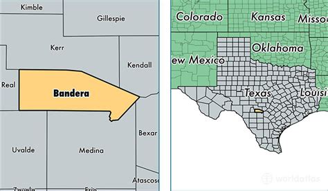 Map Of Bandera Texas | Draw A Topographic Map