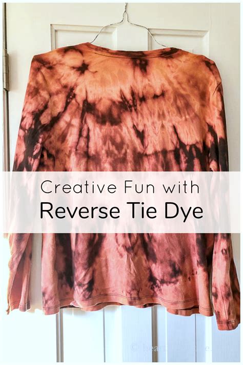 Reverse Tie Dye - A Fun and Easy Craft Project | Hearth and Vine