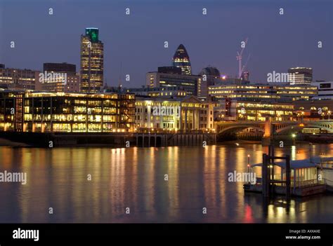 europe UK England London city skyline at dusk Stock Photo - Alamy