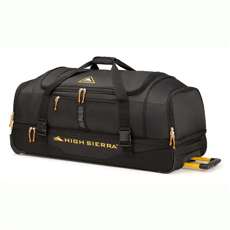 High Sierra Pathway 36-Inch Wheeled Drop-Bottom Duffel - Extra-large Rolling Duffel Bag with ...