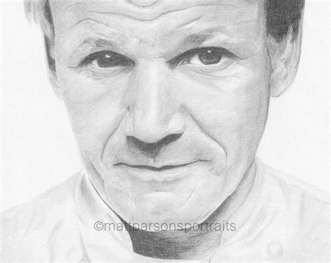 Gordon Ramsay Portrait Print - Etsy UK