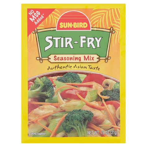 Sun-Bird Stir Fry Seasoning Mix, .75 oz - Walmart.com