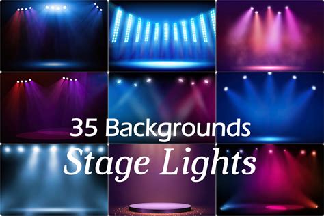 TIGPEEK - 35 Stage Lights Backgrounds, Light colored spotlights ...